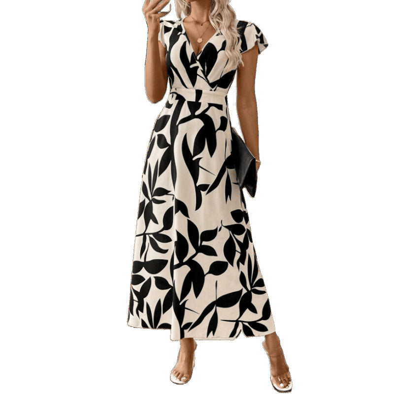 Lune London Floral Wrap Maxi Dresses for Women 1751426039