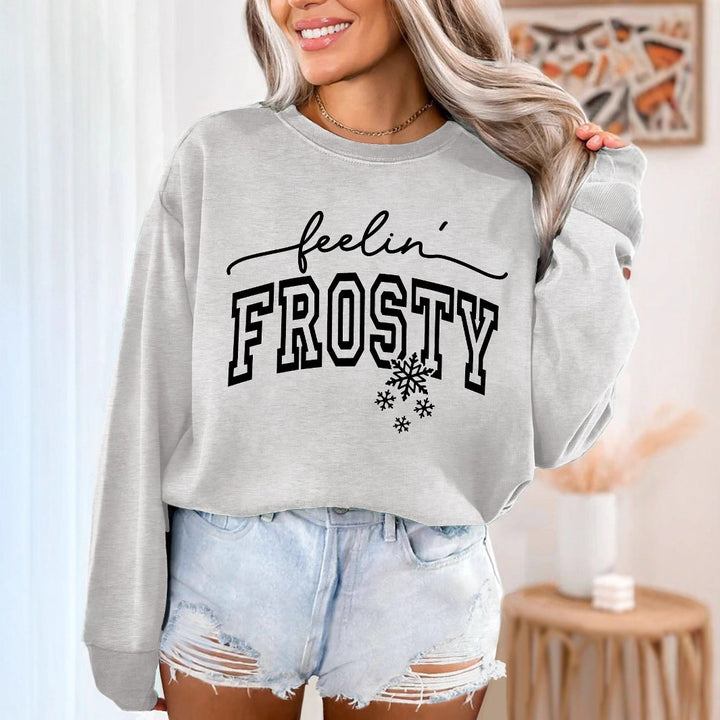 Sweat à capuche pour femmes avec impression graphique Chic & Stil