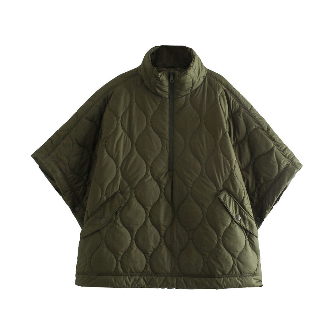 Quilted transition jacket for Damen with a high collar and practical pockets Lune London