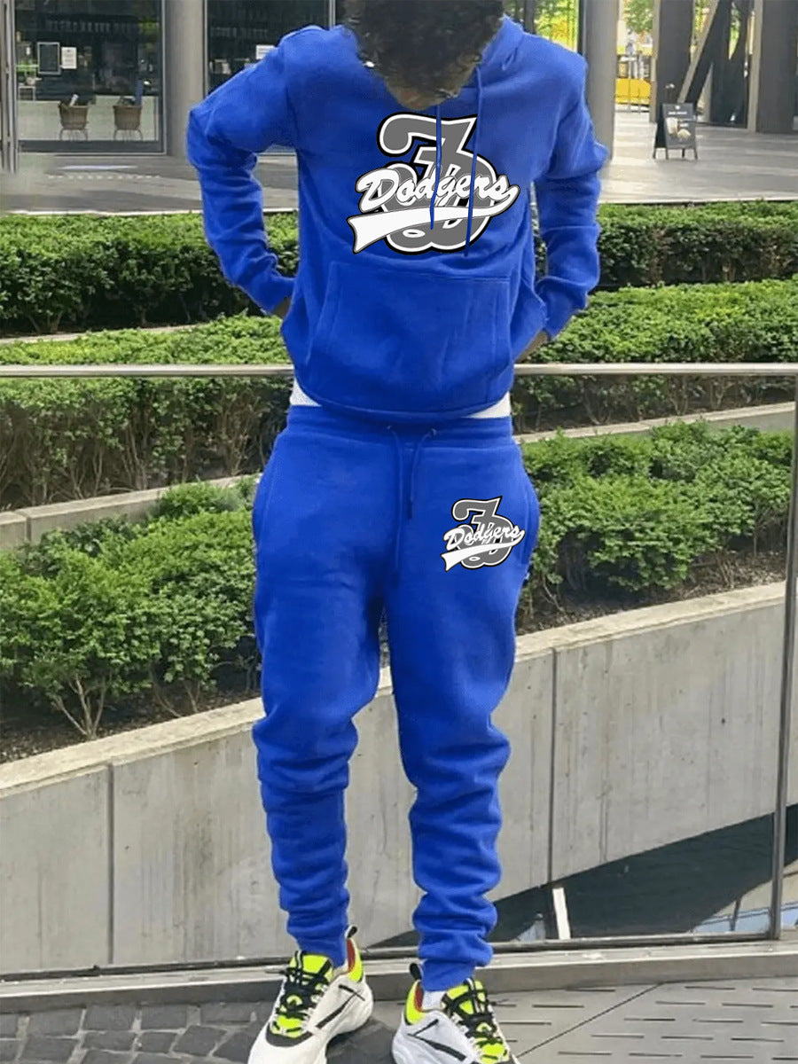 Men's Sport Hoodie and Jogging Pants Set with striking Lune London print