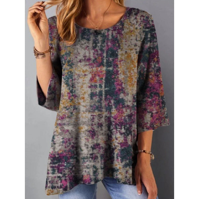 Tunique structurée pour dames avec dégradé de couleur moderne Chic & Stil
