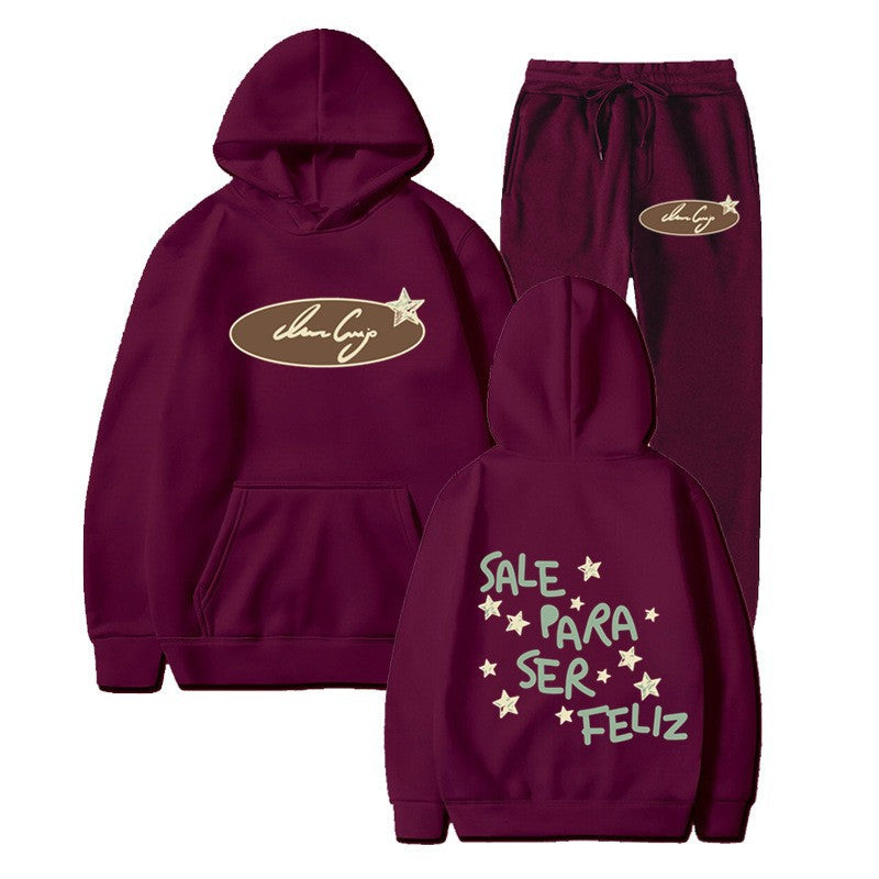 Women’s hoodie sweatshirt with inspiring lettering and casual cut Chic & Stil