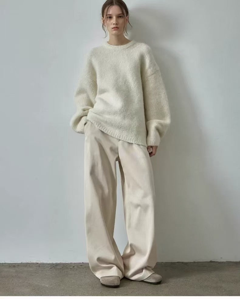 Pull en laine surdimensionné pour femme Chic & Stil