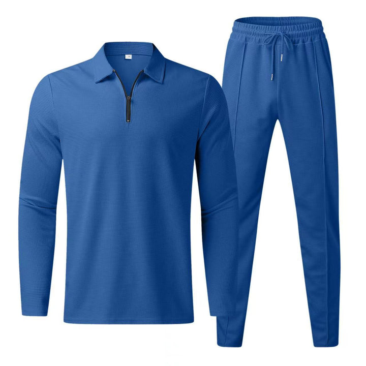 Casual long sleeve sports set for men with zipper and ergonomic cut Lune London