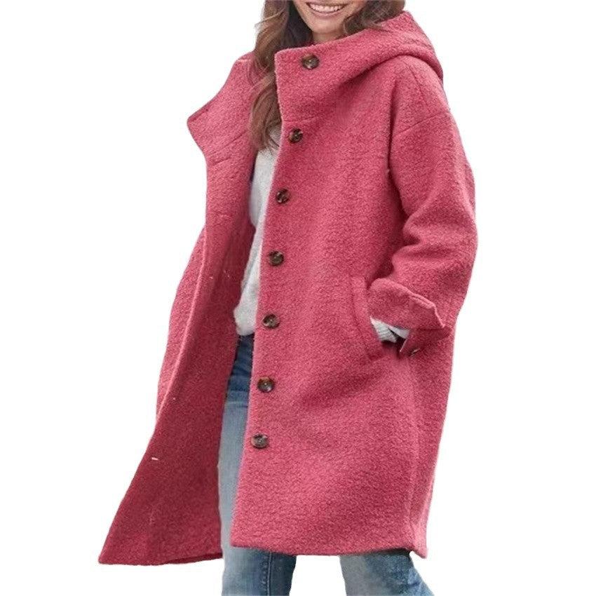 Ladies Oversized Chic Wool Coat
