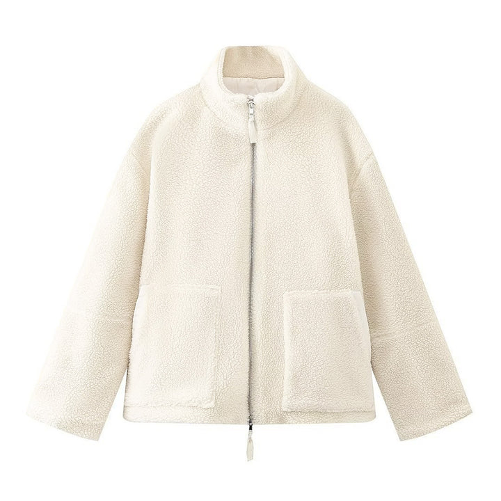 Women Oversized Chic Fleece Jacket