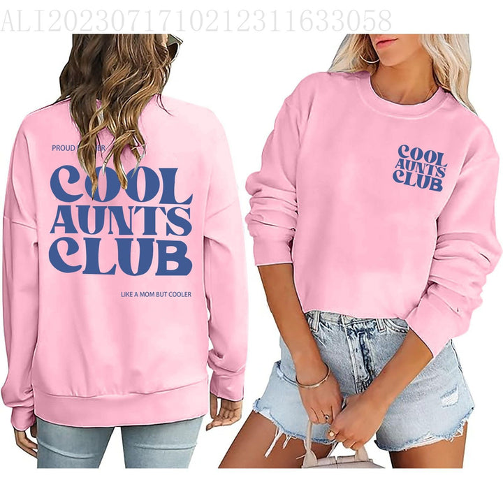 Sweatshirt pour femme avec motif de club cool Chic & Stil