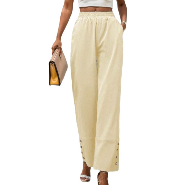 Ladies Large Culotte with fashionable button details Lune London