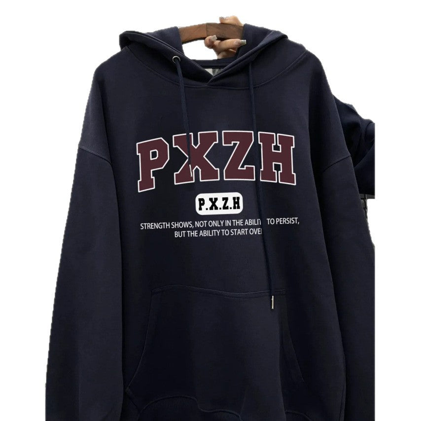 Sweat à capuche pour femme avec motif de slogan inspirant Chic & Stil