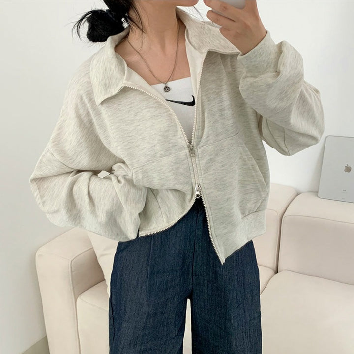 Veste zipper décontractée pour femmes Chic & Stil