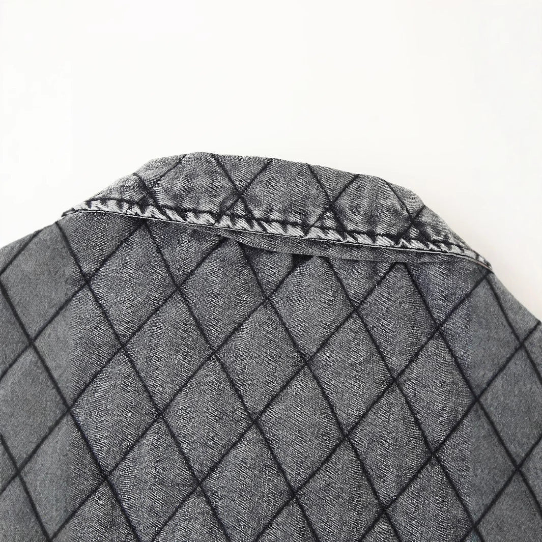 Quilted leisure jacket for women with adjustable drawstring Lune London