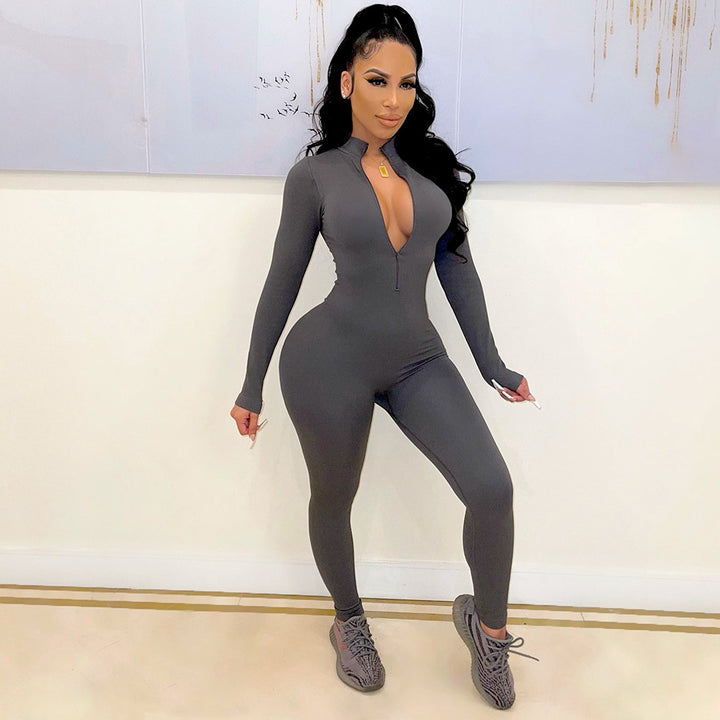 Women full-length zip jumpsuit Lune London