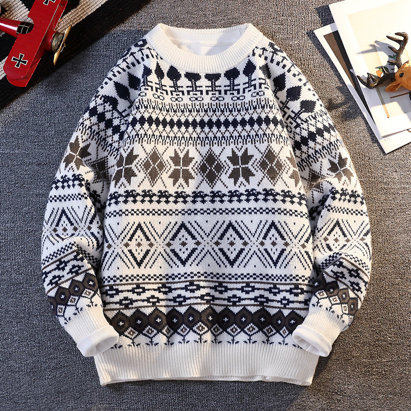 Shaving sweater for men with winter design and high collar Lune London