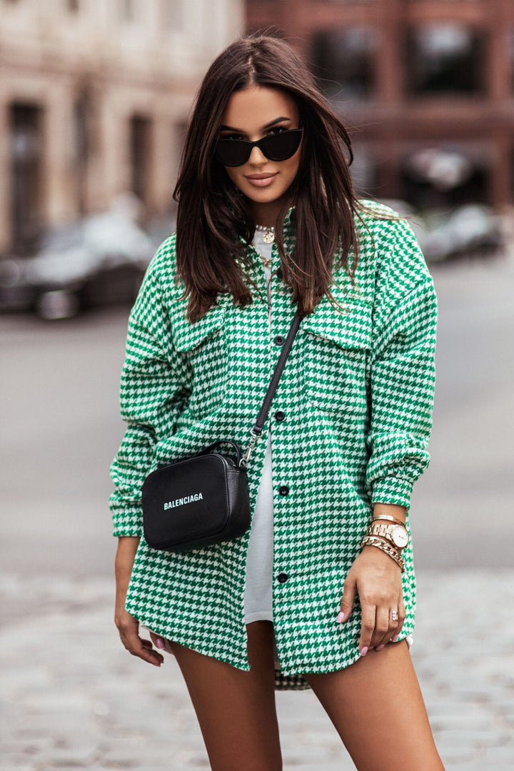 Plaid overshirt for women Lune London