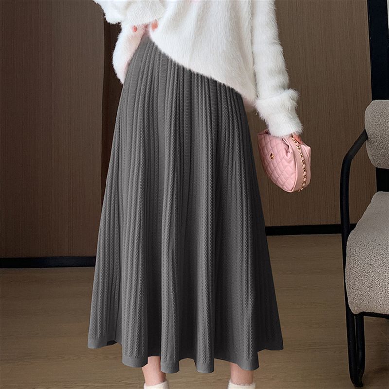 Jupe maxi plissée pour femmes Chic & Stil