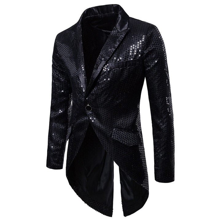 Elegant and glamorous blazer for men with sequins Lune London