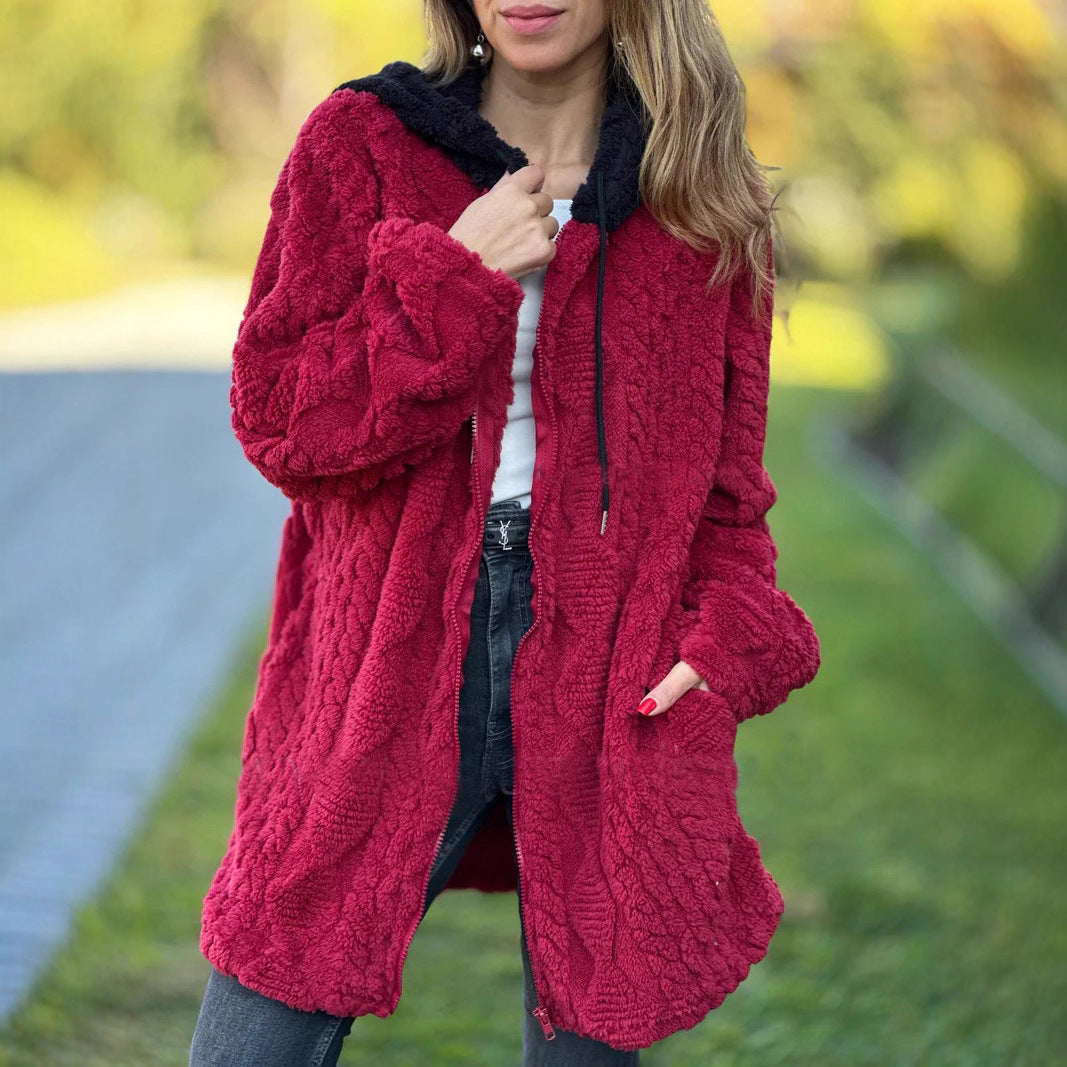 Ladies soft fleece jacket Lune London