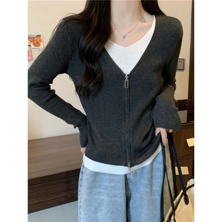 Gilet pour femmes avec fermeture éclair de haute qualité Chic & Stil