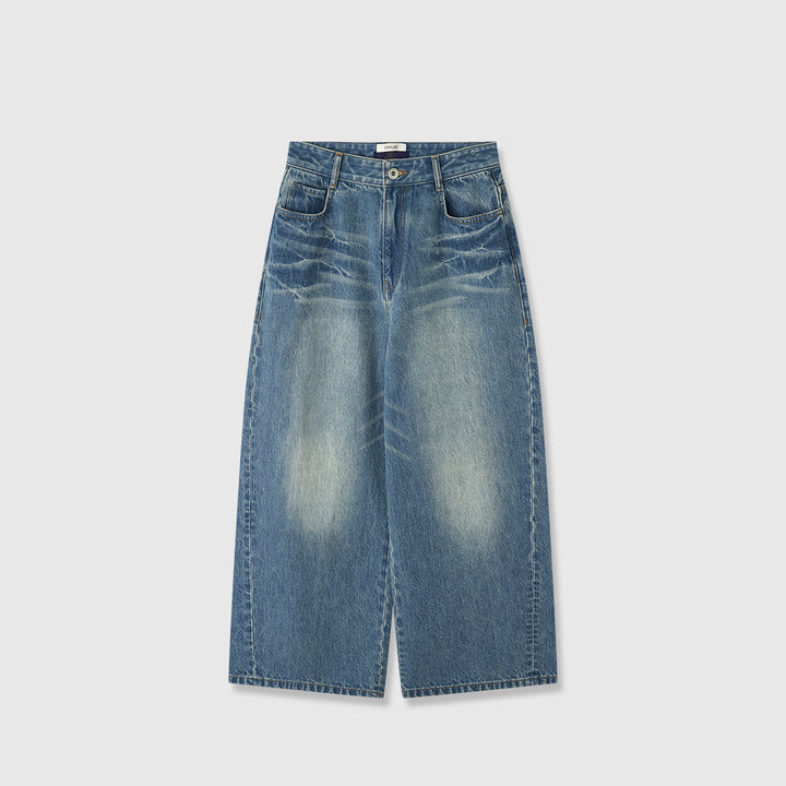 Jeans larges pour femmes à taille haute Chic & Stil