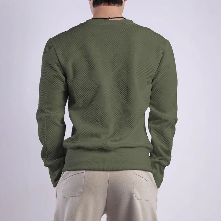 Sweatshirt for women with a trendy textured design and a high-quality cotton blend Lune London