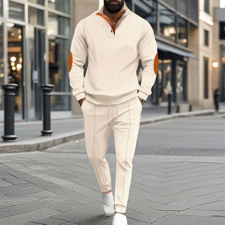 Sport leisure set for men with innovative cut and trendy knot details Lune London