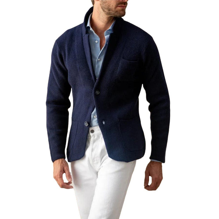 Elegant casual jacket for men in high-quality fabric with a fitted cut Lune London