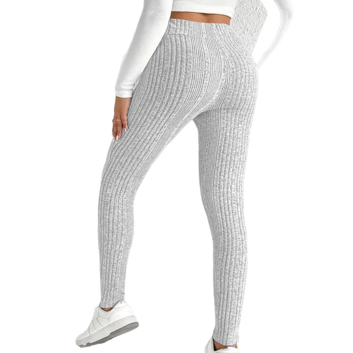 Leggings ajustés pour femmes avec motif rayé élégant Chic & Stil