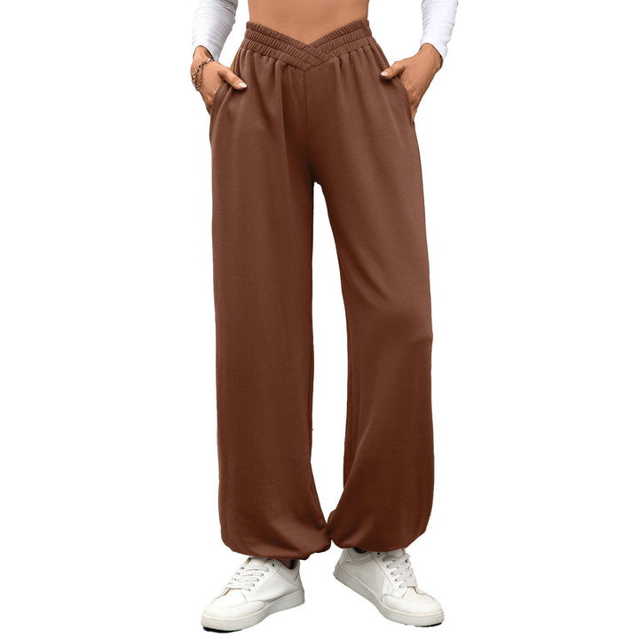 Comfortable Palazzo pants for women with elastic waist and side pockets Lune London