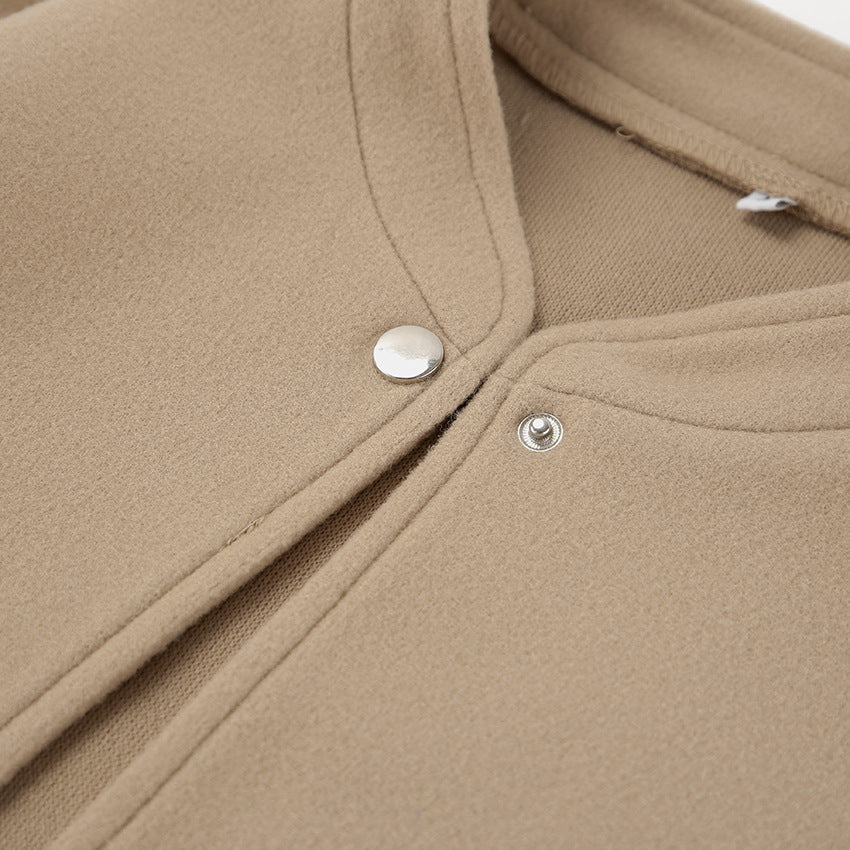 Casual oversized bomber jacket for women in soft fabric Lune London