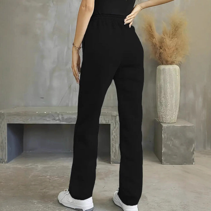 Women's comfortable leisure pants with high waistband Chic & Stil
