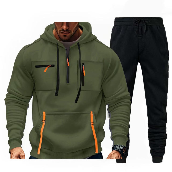 Men multifunctional hoodie and jogger pants Lune London