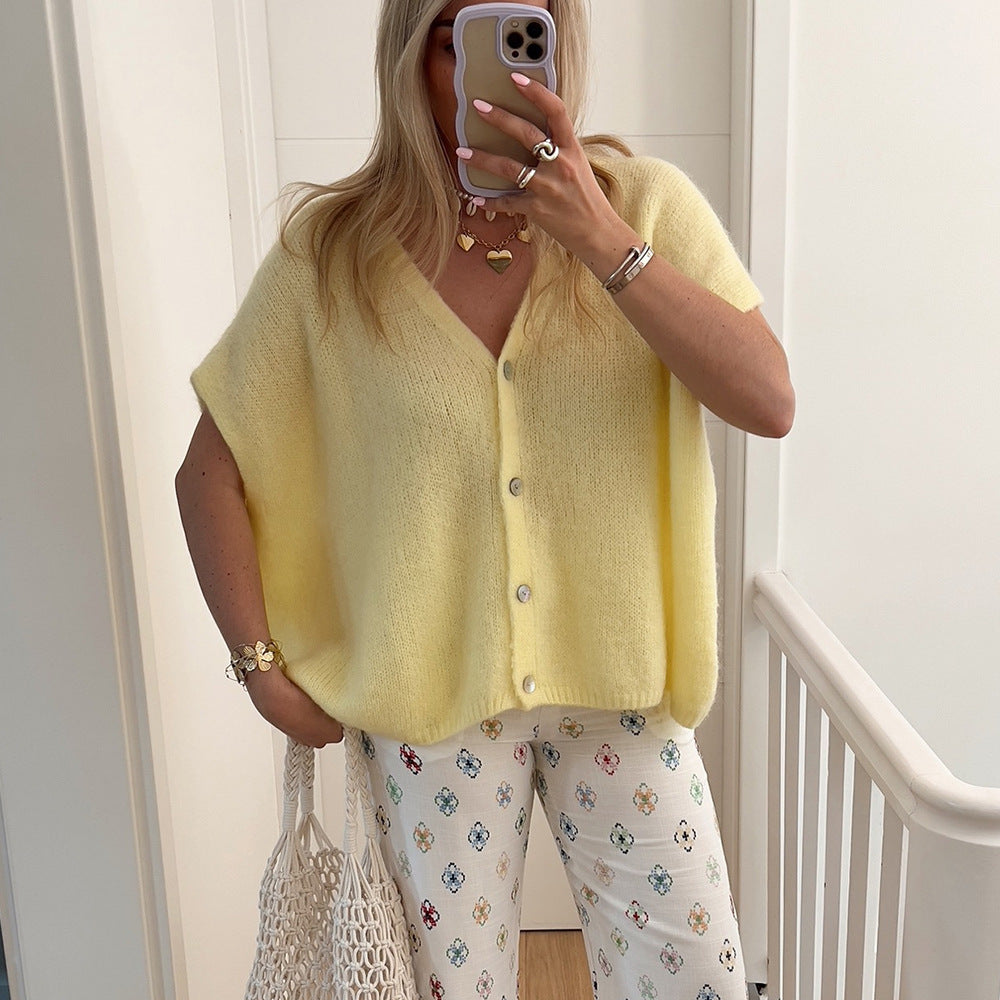 Ladies oversized casual cardigan Lune London