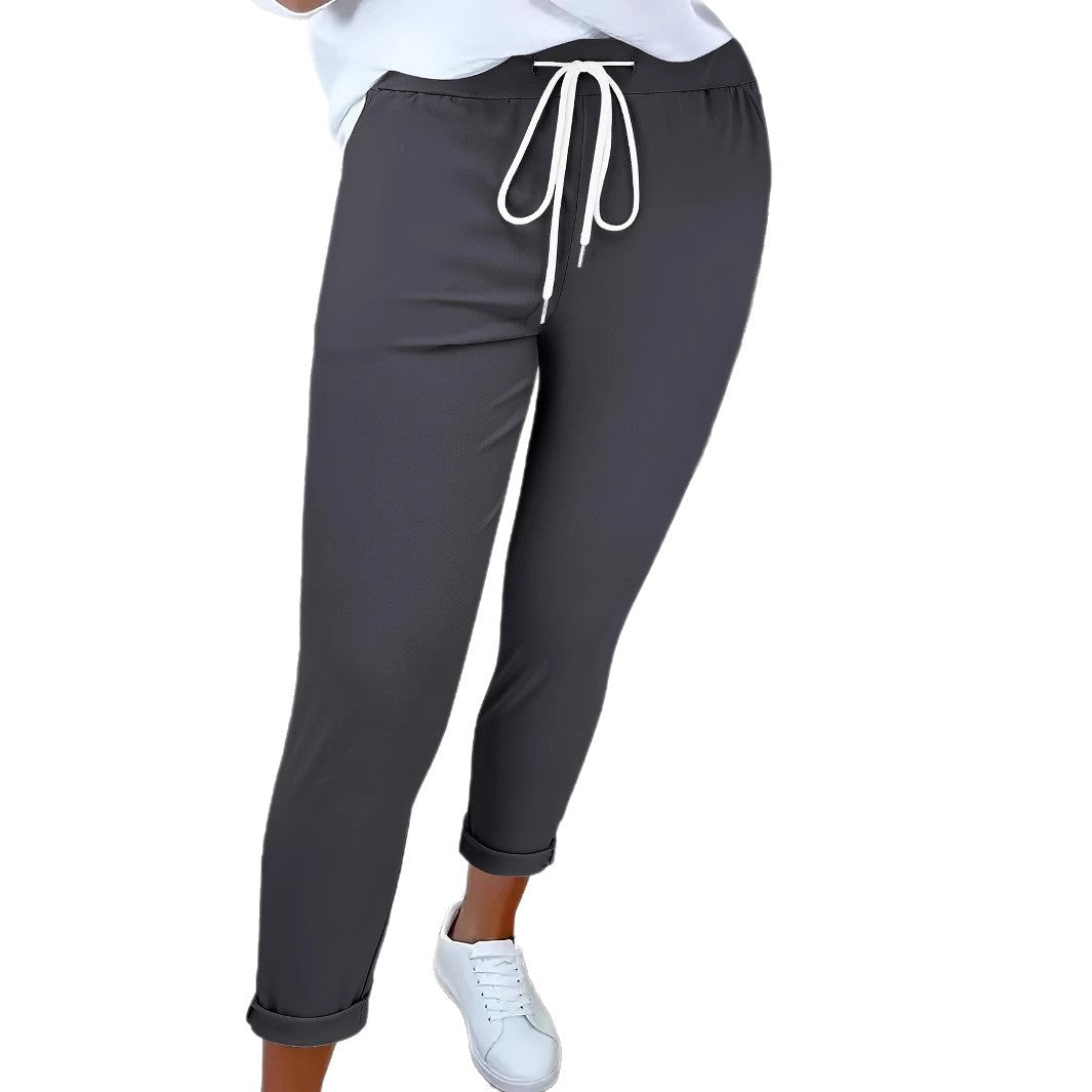 Comfortable leisure pants for women with elastic waist Lune London