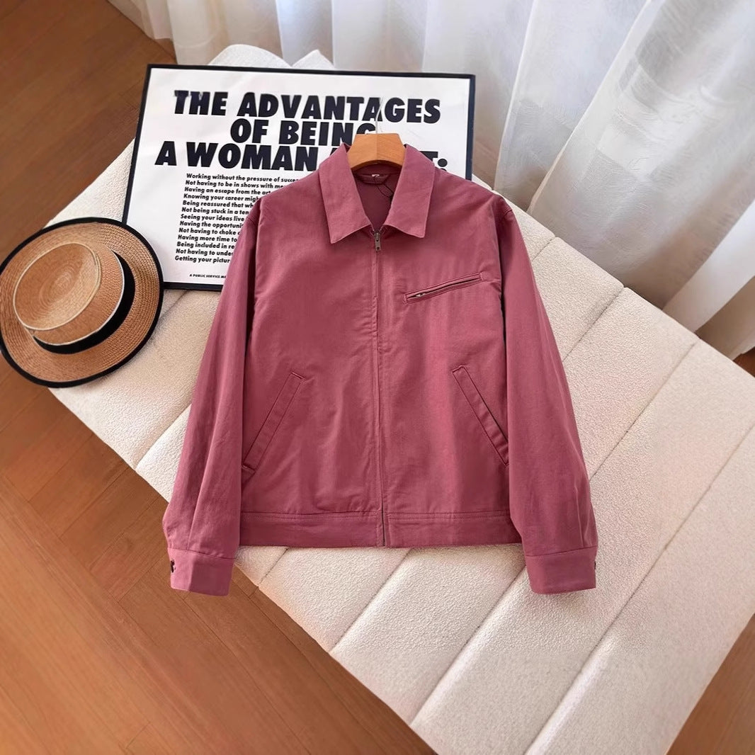 Veste de transition féminine élégante avec zipper et poches pratiques Chic & Stil