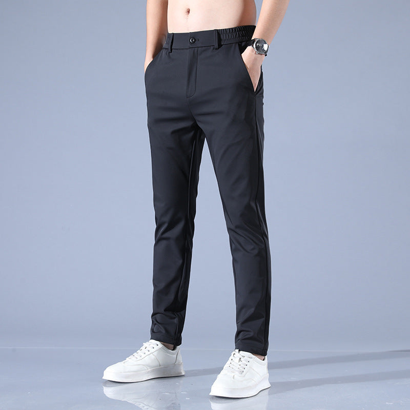 Elegant slim-fit business trousers for men Lune London