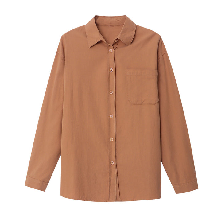Women's casual button-down blouse made of high-quality cotton blend Chic & Stil
