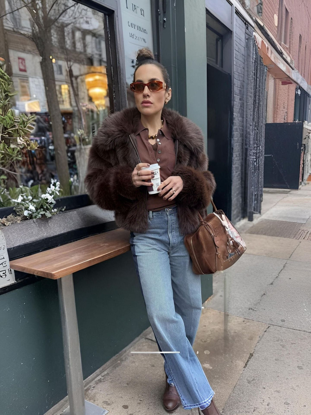 Lune London | Ladies Fashion Faux Fur Winter Jacket