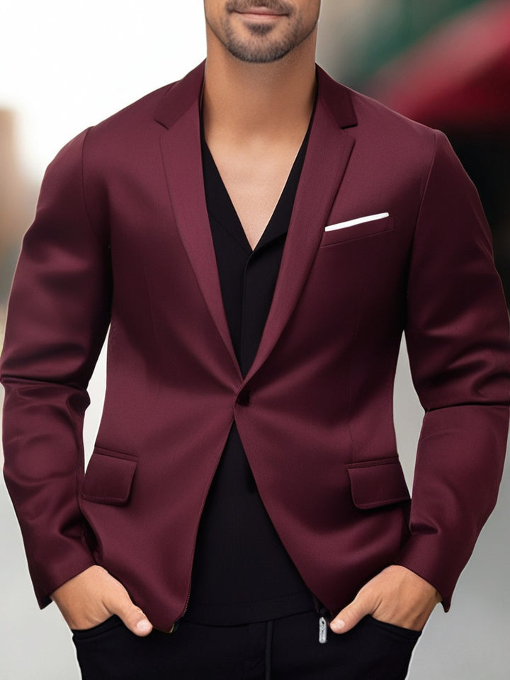 Elegant and stylish blazer for men with contrasting lapels Lune London