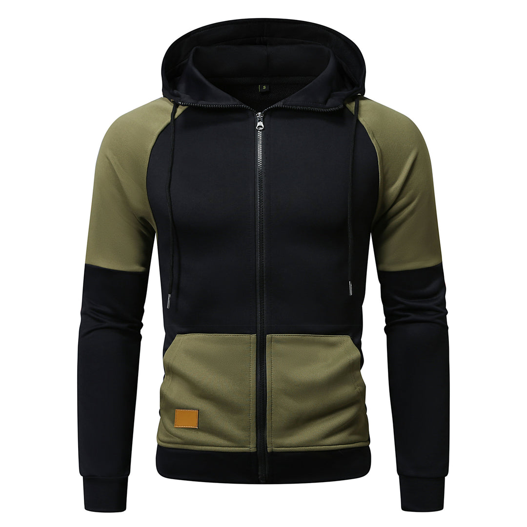 Sporty hoodie for men with a unique color block design Lune London
