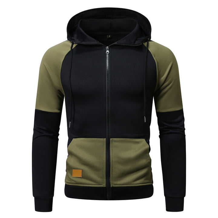 Sporty hoodie for men with a unique color block design Lune London