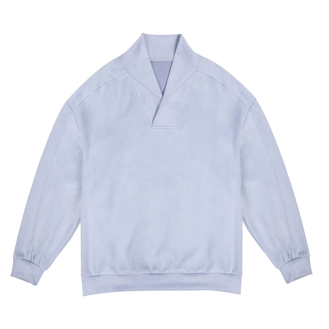 Women's sweater with modern high collar and relaxed cut Lune London