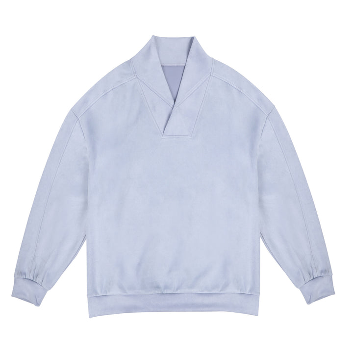 Women's sweater with modern high collar and relaxed cut Lune London