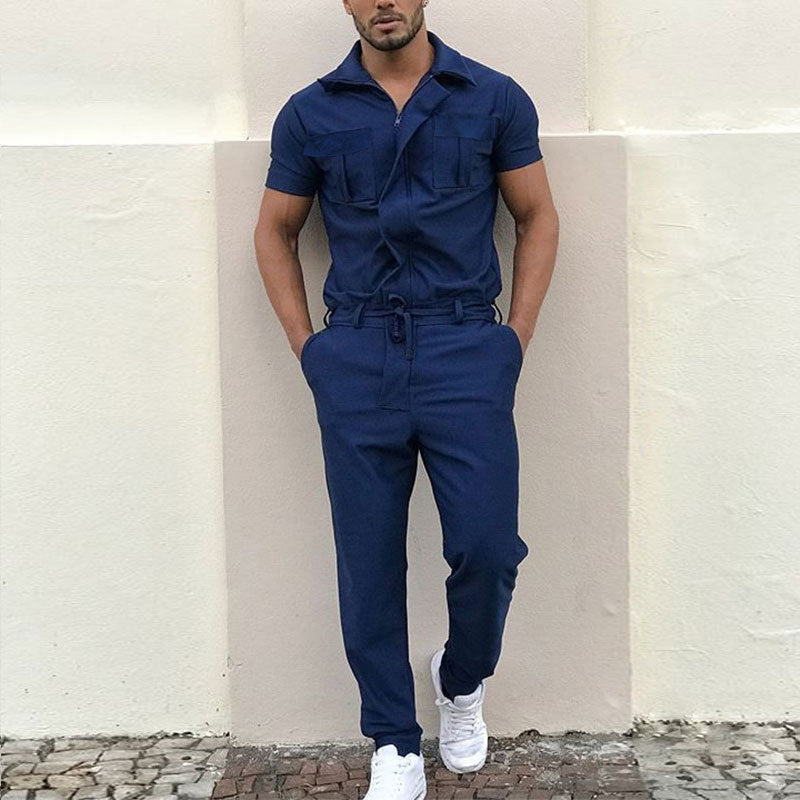 Ladies' jumpsuit with practical pockets and elastic waistband Lune London