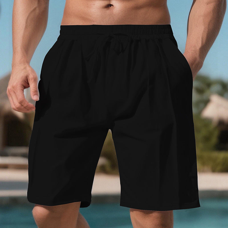 Leisure shorts for men in lightweight and breathable material with an elastic waist Lune London
