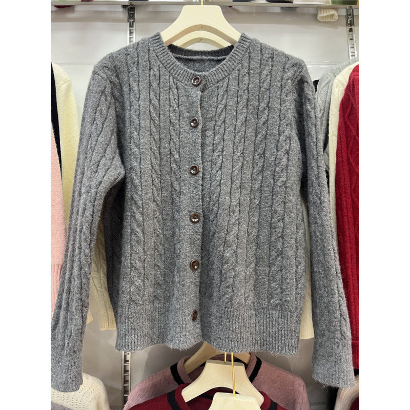 Cardigan pour femmes avec motif en câble Chic & Stil