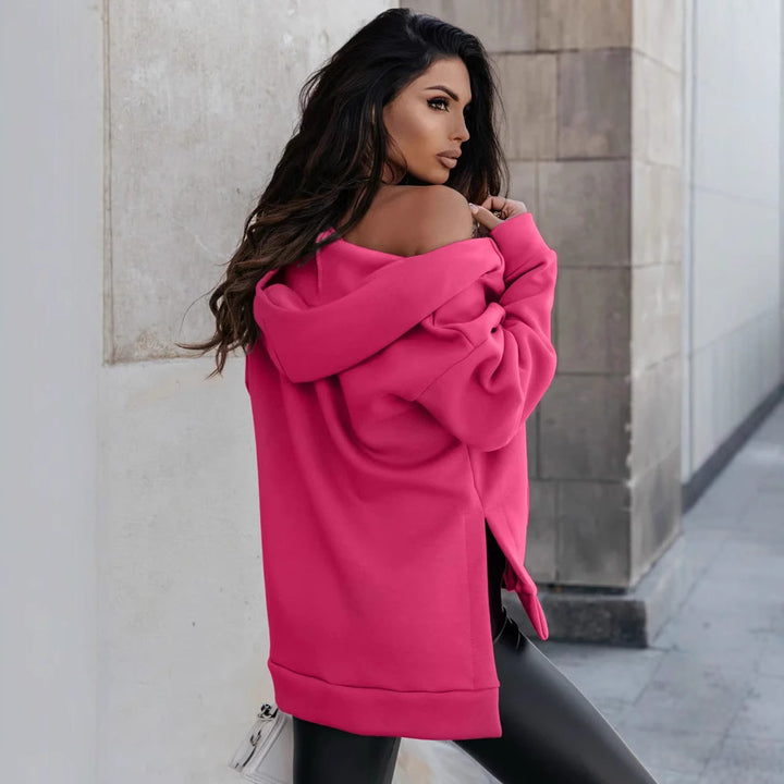 Stylish zip-up hoodie for women Lune London