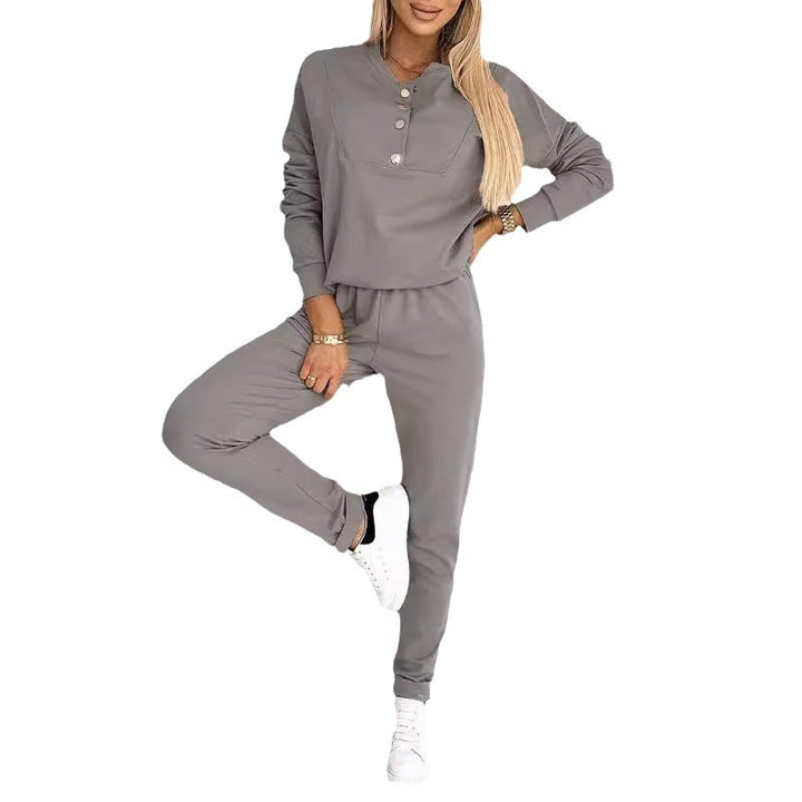 Lune London women's button-up comfortable loungewear set