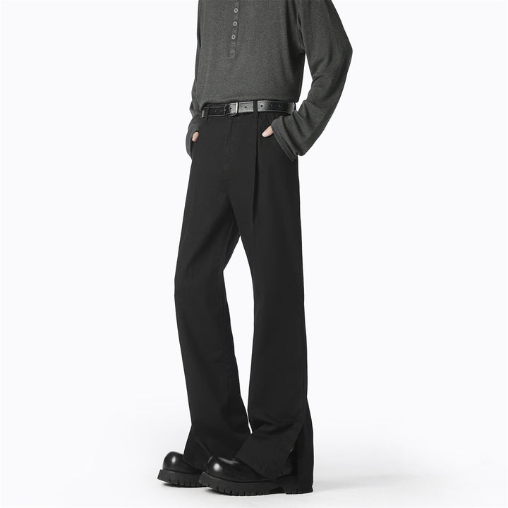 Elegant casual pants for women, wide, with fine pleats and high-quality materials Lune London