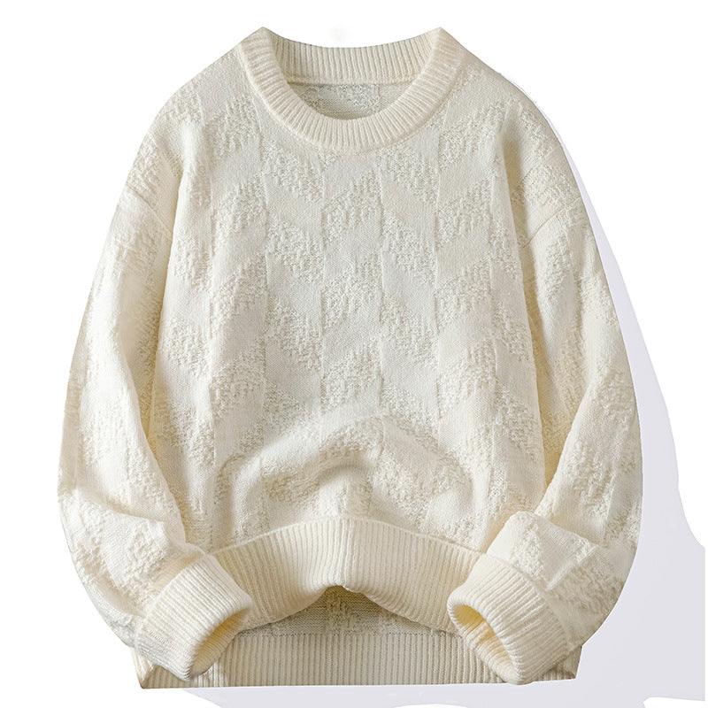 Knitted sweater for women with structured design Lune London