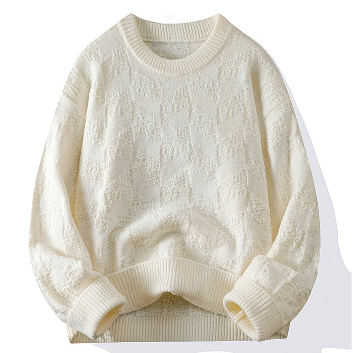 Knitted sweater for women with structured design Lune London